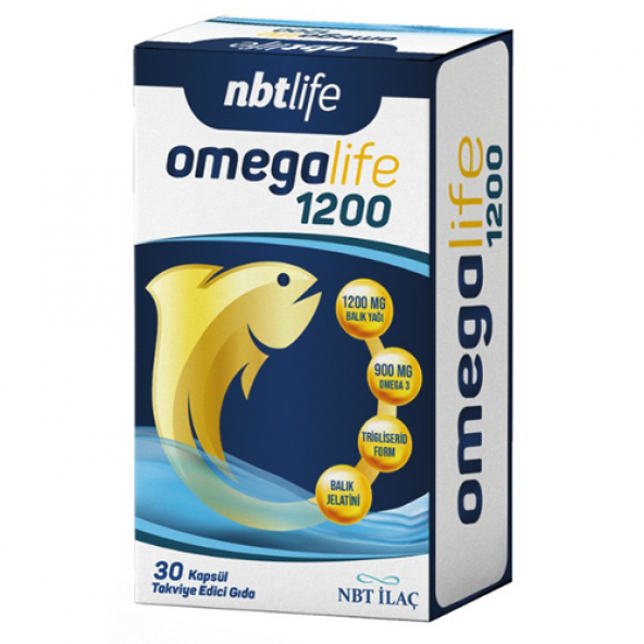 Nbtlife Omegalife 1200 30 Kapsül ürün görseli 1