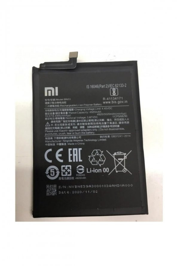 Redmi Note 9s (BN55) Batarya ürün görseli 1