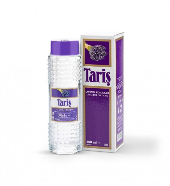 Tariş Lavanta Kolonyası 300 ML Cam Şişe 80° ürün görseli 1