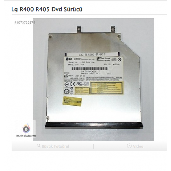 Lg R400 R405 Dvd Sürücü ürün görseli 1