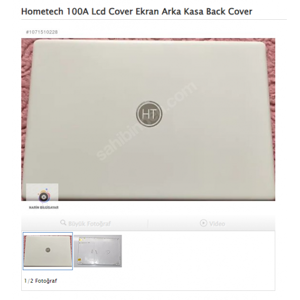 Hometech 100A Lcd Cover Ekran kasası ürün görseli 1