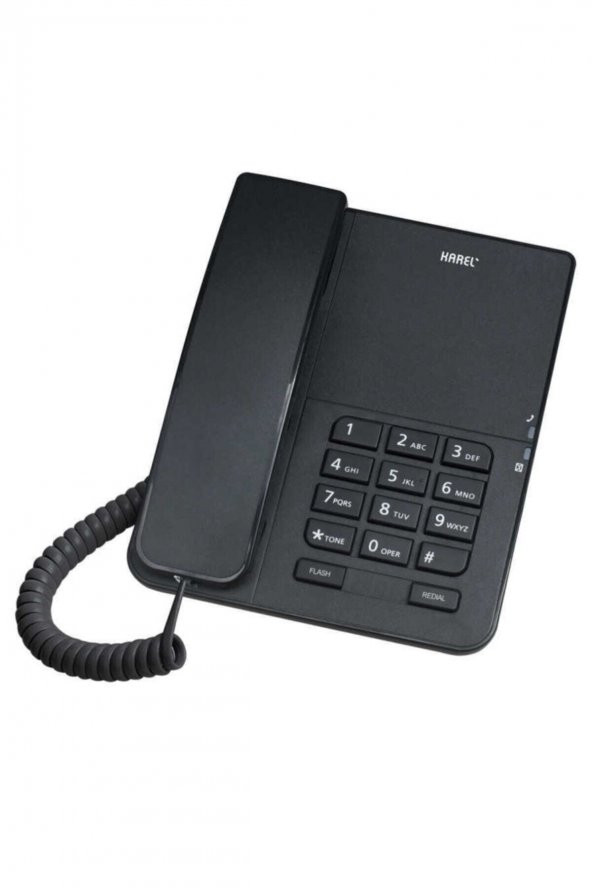 Karel TM140 Masaüstü Telefon Siyah ürün görseli 1