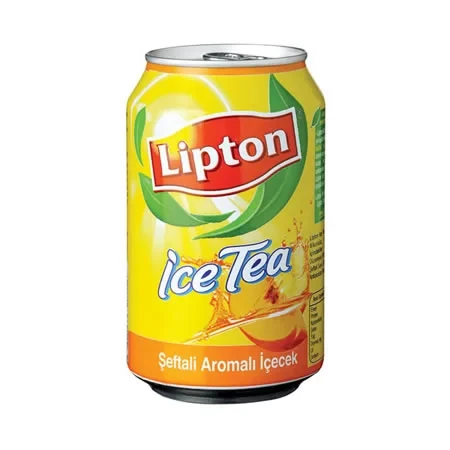 Lipton Ice Tea Şeftali Aromalı Soğuk Çay 330 ml (24 lü Koli) ürün görseli 1