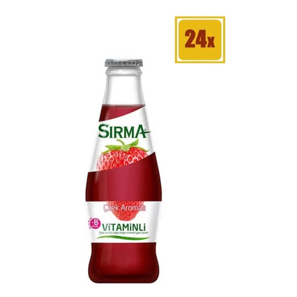 Sırma Çilekli Maden Suyu 200ml (24 lü Koli) ürün görseli 1