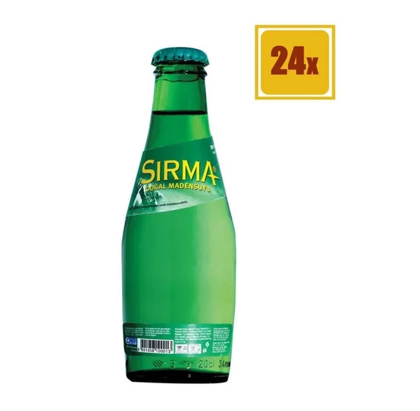 Sırma Doğal Mineralli Maden Suyu 200ml (24 lü Koli) ürün görseli 1