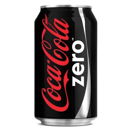 Coca Cola Zero Kutu Kola 330ml (24 lü Koli) ürün görseli 1