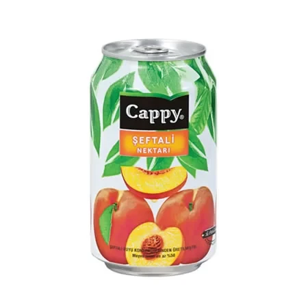 Cappy Şeftali Nektarı Kutu Meyve Suyu 330ml (12 li Koli) ürün görseli 1