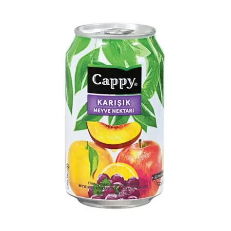 Cappy Karışık Meyve Nektarı Kutu Meyve Suyu 330ml (12 li Koli) ürün görseli 1