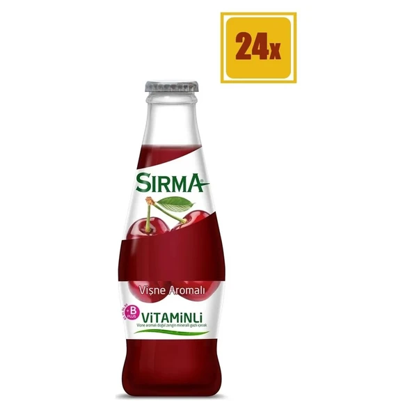 Sırma Vişneli Maden Suyu 200ml (24 lü Koli) ürün görseli 1