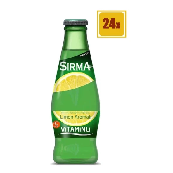 Sırma Limonlu Maden Suyu 200ml (24 lü Koli) ürün görseli 1