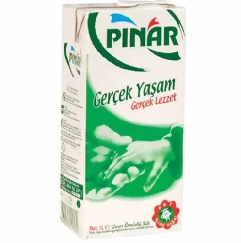 Pınar UHT Tam Yağlı Süt 1 Litre (12 li Koli) ürün görseli 1