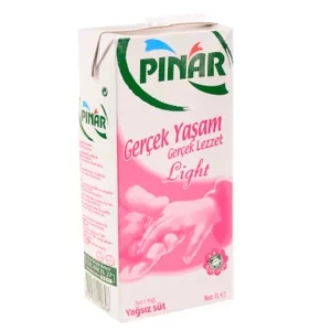 Pınar Extra Light Yağsız Süt 1 Litre (12 li Koli) ürün görseli 1