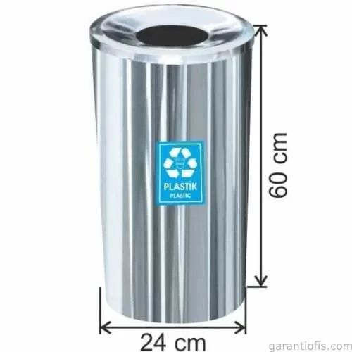 Garanti Metal 1803 Plastik İçin Geri Dönüşüm Çöp Kovası (27 Litre) ürün görseli 1