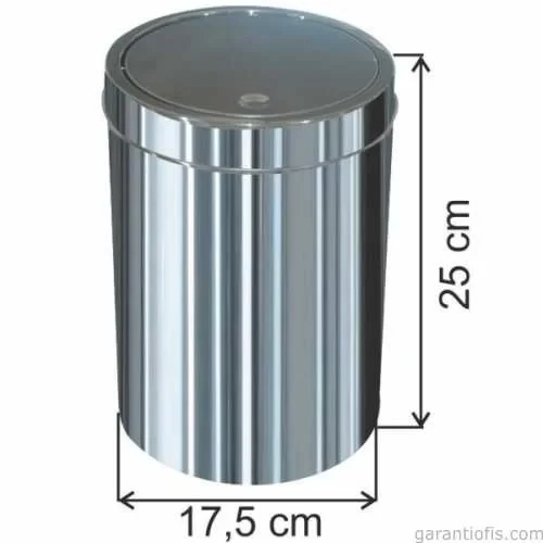 Dokunmatik 1320 Model Çöp Kovası (5 Litre-İtme Kapaklı) ürün görseli 1