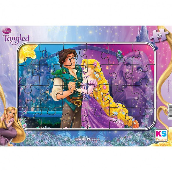 KS Games 24 Parça Tangled Frame Puzzle ürün görseli 1