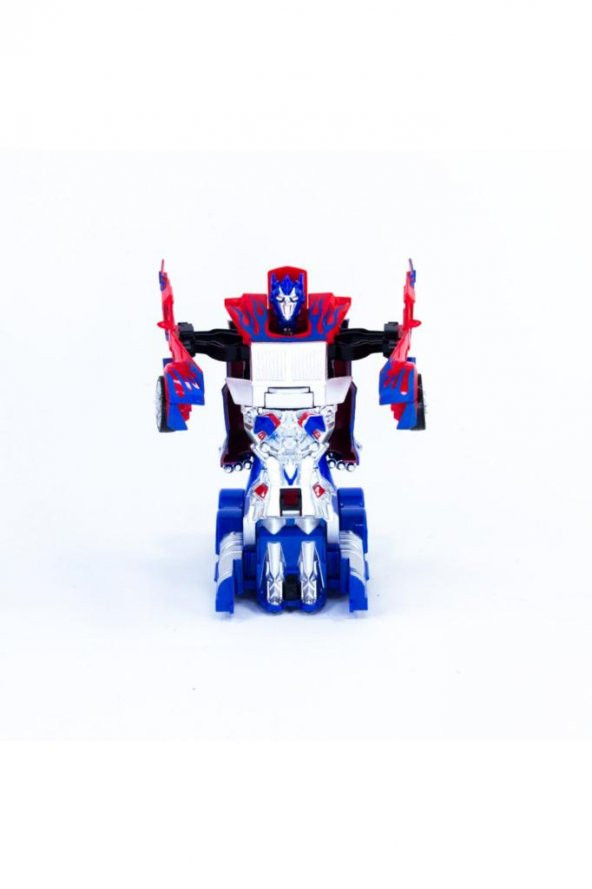 Tek Tuşla Robota Dönüşen Transformers Optimus Çek Bırak Araba - Resim 4