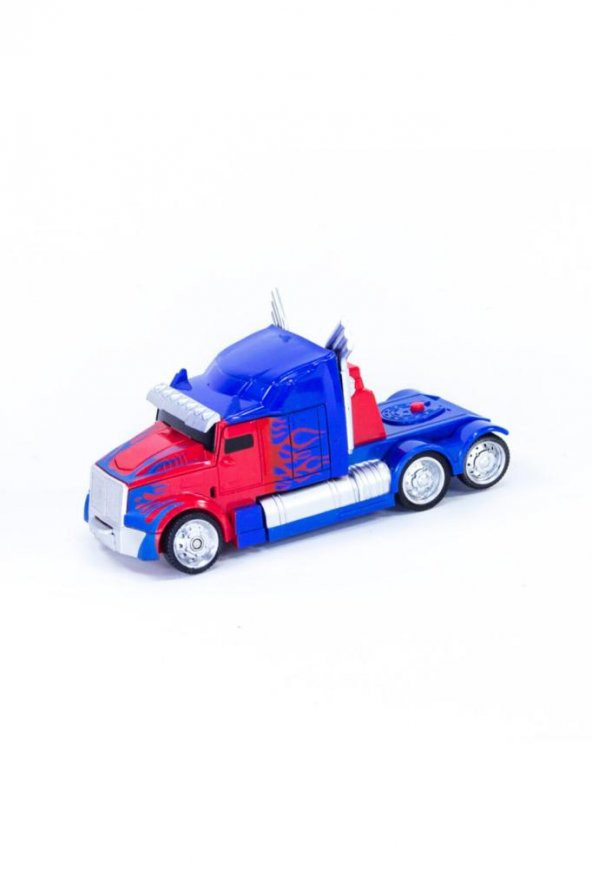 Tek Tuşla Robota Dönüşen Transformers Optimus Çek Bırak Araba - Resim 7