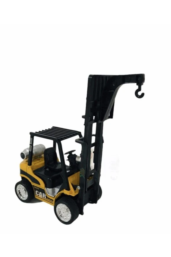 Çek Bırak Sesli Işıklı Metal Forklift Oyuncak ürün görseli 1