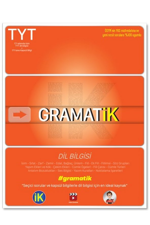 TYT GramatİK - Dil Bilgisi Soru Bankası - Tonguç Kampüs ürün görseli 1