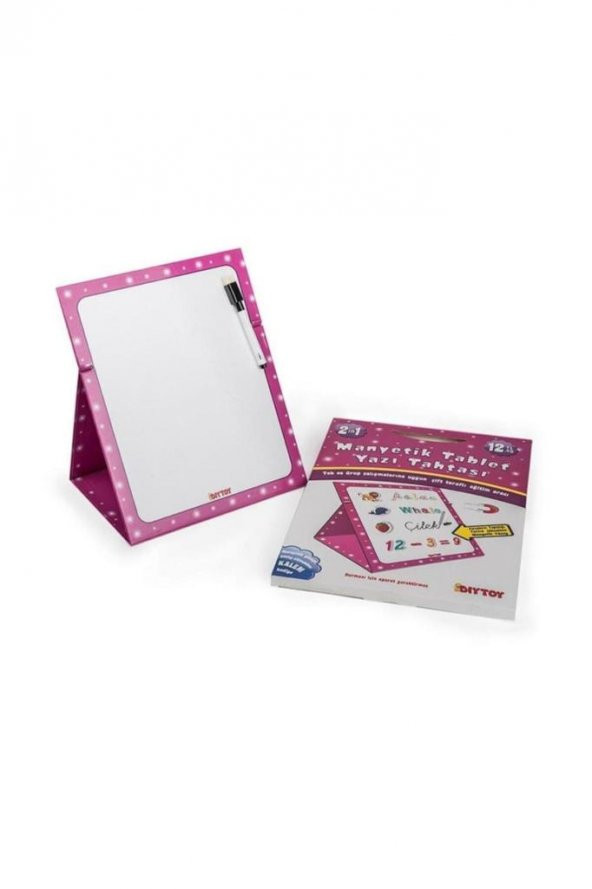 Diytoy Manyetik Tablet Yazı Tahtası - Pembe ürün görseli 1