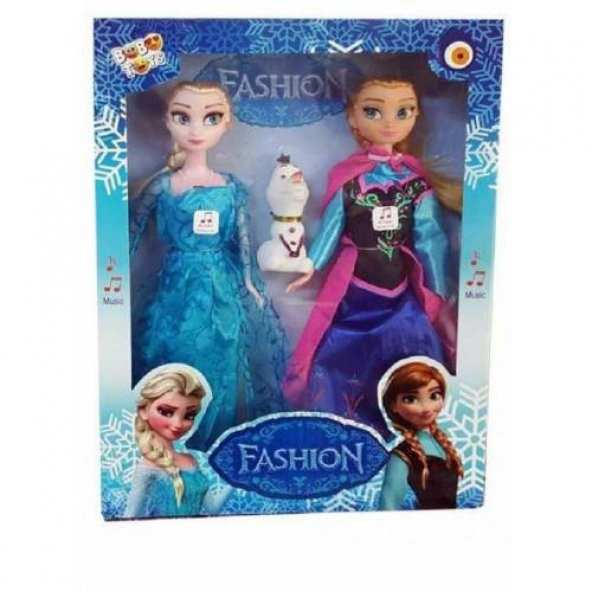 DZC KUZENLER AVM ALSA ANNA FROZEN DİSNEY KARLAR ÜLKESİ  3 LÜ SET 25 cm OYUNCAK BEBEK ürün görseli 1