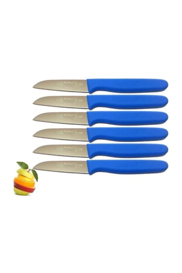 Sürbisa 61007 Mavi Meyve Bıçağı 6lı Set ürün görseli 1