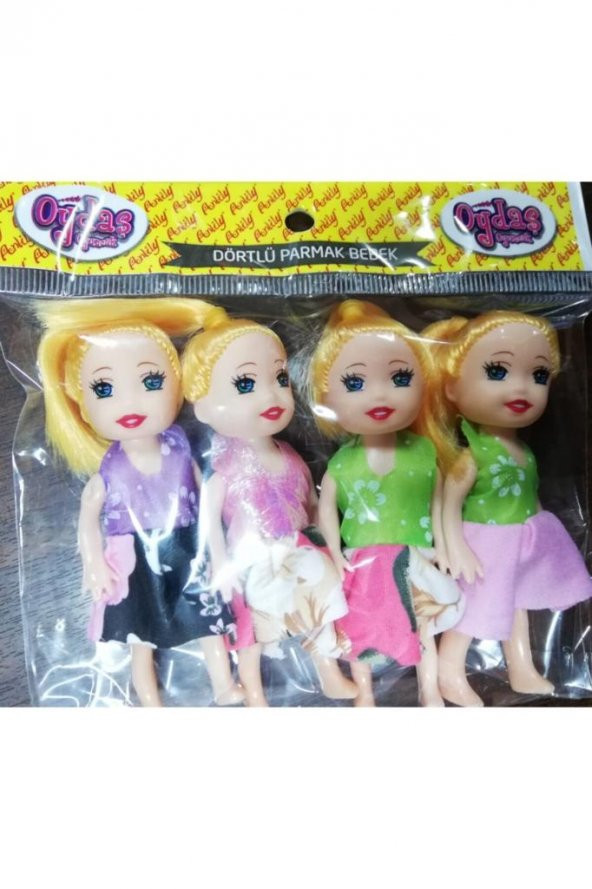 Poşette 4'lü Parmak oyuncak Bebek mini boy ürün görseli 1