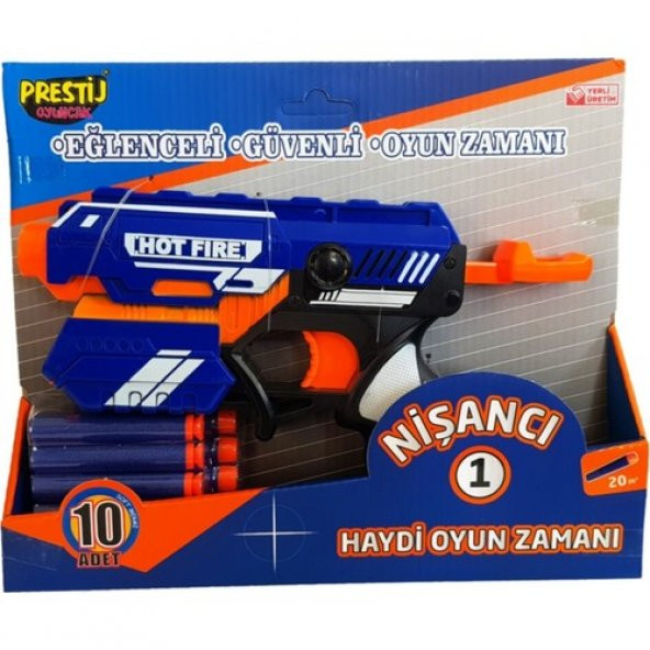 Oyuncak Sünger Atan Yumuşak Mermili NERF Tabanca Oyuncak ürün görseli 1