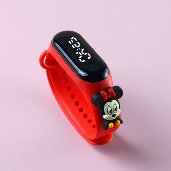 DZC KUZENLER AVM DİJİTAL ÇOCUK KOL SAATİ MİKİ MICKEY MAUSE FİGÜR KARAKTERLİ DOKUNMATİK LED EKRAN (AKILLI SAAT DEĞİLLER) ürün görseli 1