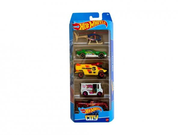 DZC KUZENLER AVM HOT WHEELS 5 Lİ METAL ARABA ORJİNAL SET DEMİR ARABALAR OYUNCAK ürün görseli 1