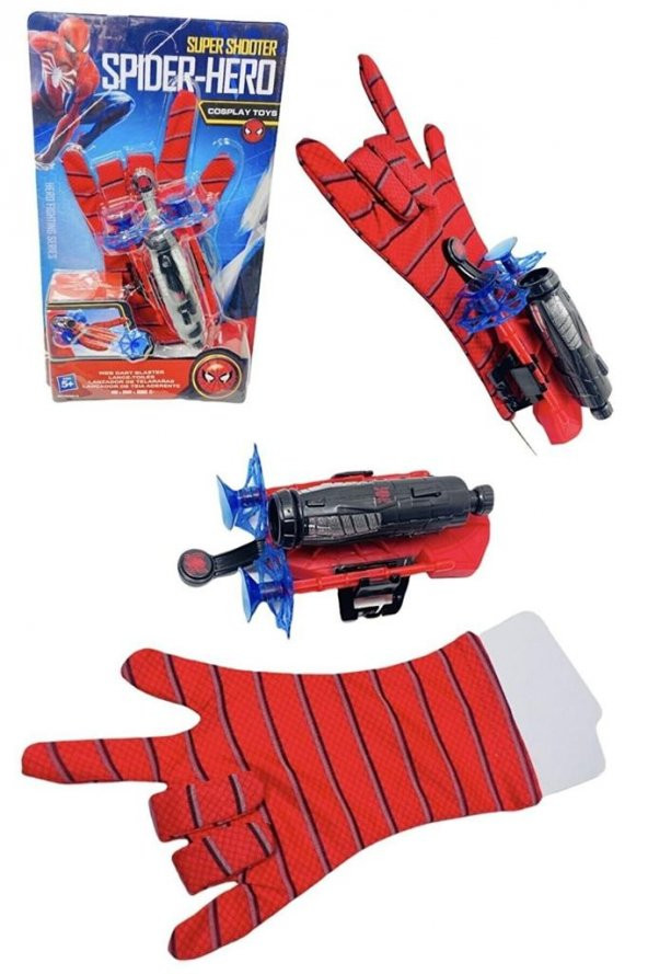 Örümcek Adam Atıcı Eldiven Spiderman Oyuncak Yapışan Ağ Fırlat ürün görseli 1