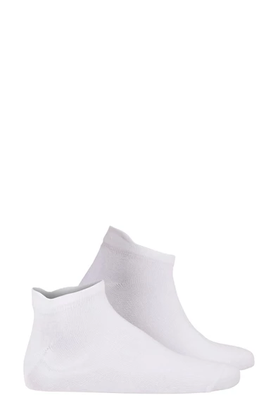 Oil Company Beyaz Bambu Patik Çorap Unisex ürün görseli 1