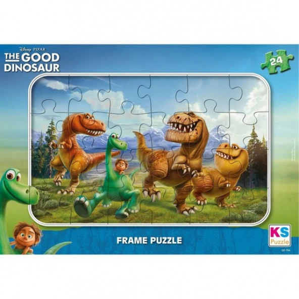 Disney The Good Dinosaur 24 Parça Frame Puzzle - Resim 2