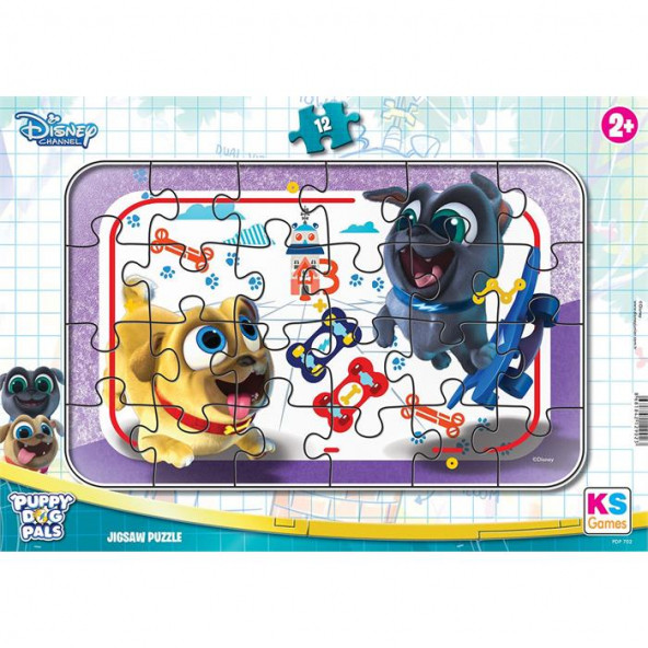 KS Games 24 Parça Puppy Dog Pals Frame Puzzle ürün görseli 1