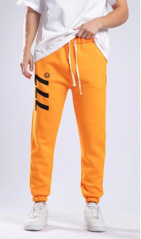 Chatca Erkek 3 İplik Şardonlu Turuncu Sweatpant K-575 ürün görseli 1