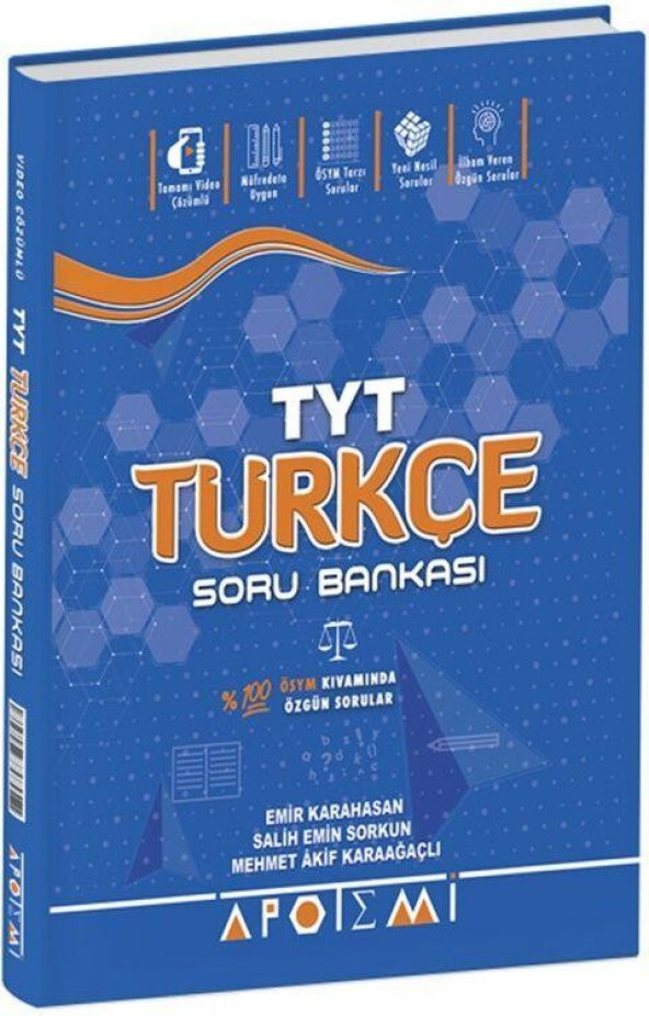 TYT Türkçe Soru Bankası Apotemi Yayınları ürün görseli 1
