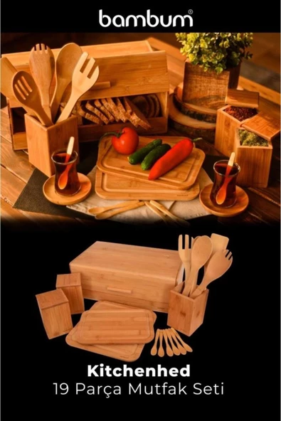 Bambum Kitchenhed - 19 Parça Mutfak Seti ürün görseli 1