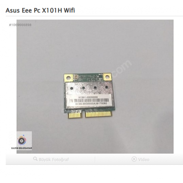 Asus Eee Pc X101H Wifi kart ürün görseli 1