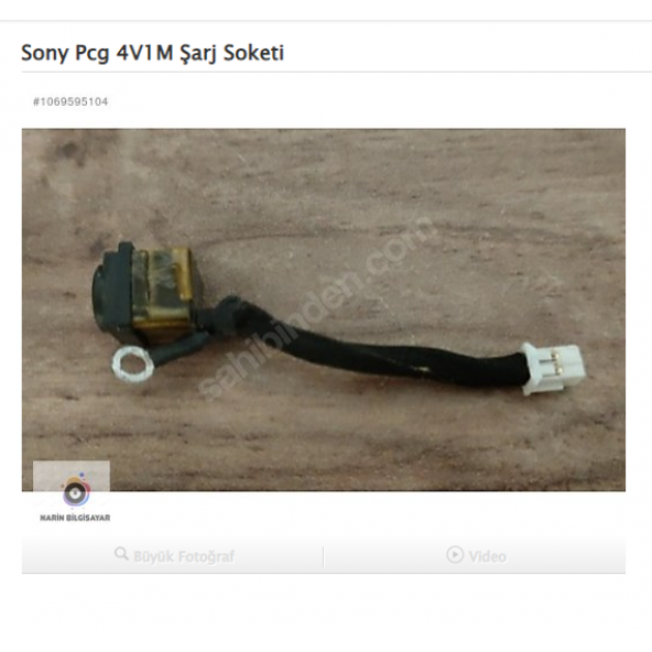 Sony Pcg 4V1M Şarj Soketi ürün görseli 1