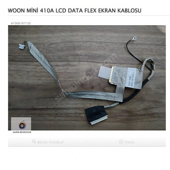 WOON MİNİ 410A LCD DATA FLEX EKRAN KABLOSU ürün görseli 1