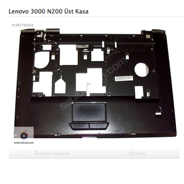 Lenovo 3000 N200 Üst Kasa ürün görseli 1
