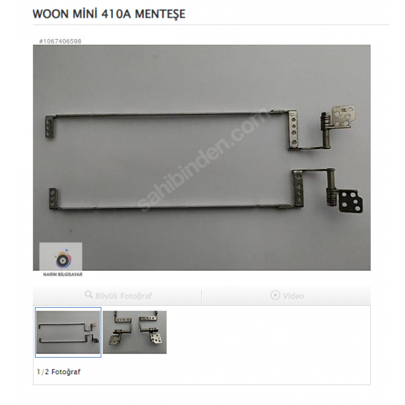 WOON MİNİ 410A MENTEŞE ürün görseli 1