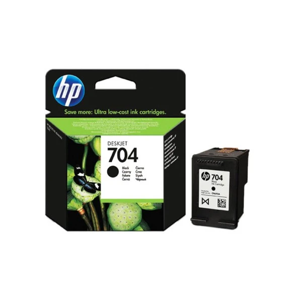 HP Mürekkep Kartuş Orj. No:704 Siyah ürün görseli 1