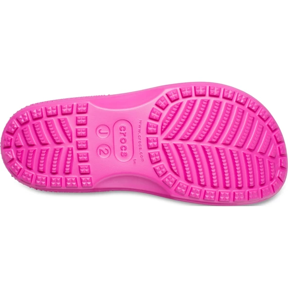 Crocs Classic Boot Çocuk Yağmur Botu 208544-6UB Pembe - Resim 4