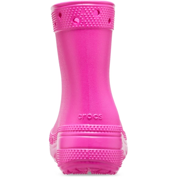 Crocs Classic Boot Çocuk Yağmur Botu 208544-6UB Pembe - Resim 6