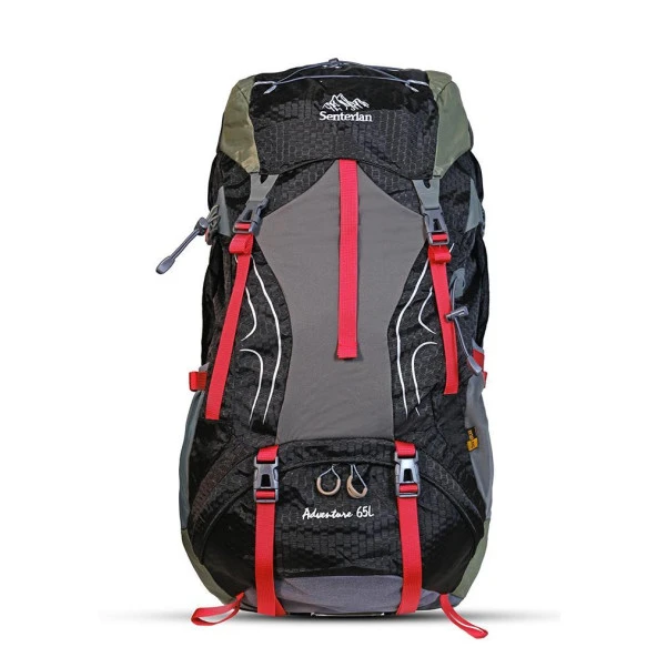 Milo Senterlan Cave 65 LT Sırt Çantası S2188-4-CAVE-BLACK/RED ürün görseli 1
