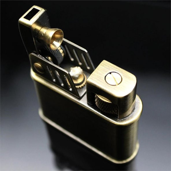 Zorro Sm-549T Benzinli Retro Çakmak Bronz ürün görseli 1
