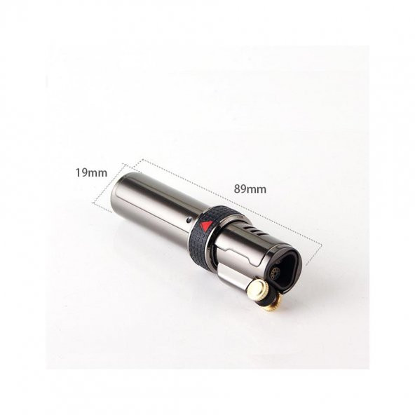 Jobon 3 Jet Torch Bütan Çakmak Gümüş ürün görseli 1