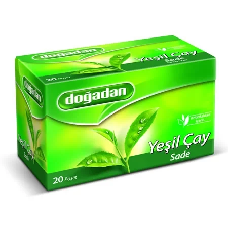 Doğadan Yeşil Çay Sade (20 li Paket) ürün görseli 1