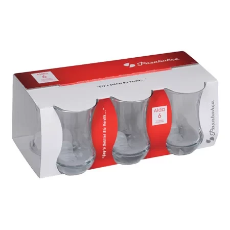 Paşabahçe Aida Optikli Çay Bardağı (6 lı Takım) ürün görseli 1